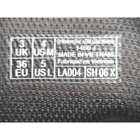 Dr. Martens 1460j Sparkle Rays SilverLace Up Side Zip Boots Wom‎ Size 5 - Picture 8 of 9